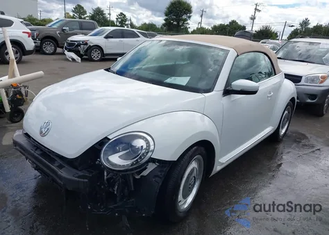 2018 Volkswagen Beetle 2.0T Coast/2.0T S/2.0T Se из США, поврежденный, VIN 3VW5DAAT2JM502786